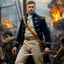 The Revolutionary War Naval Commander man portrait