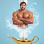 The Arabian Genie male portrait
