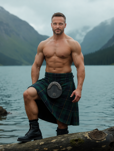 The Highland Warrior man portrait