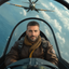 The Battle of Britain Spitfire Ace man portrait