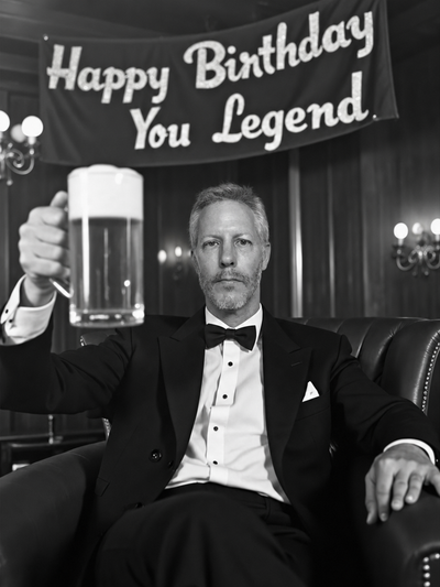 The Birthday Legend male portrait