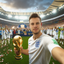 The World Cup Champion man portrait