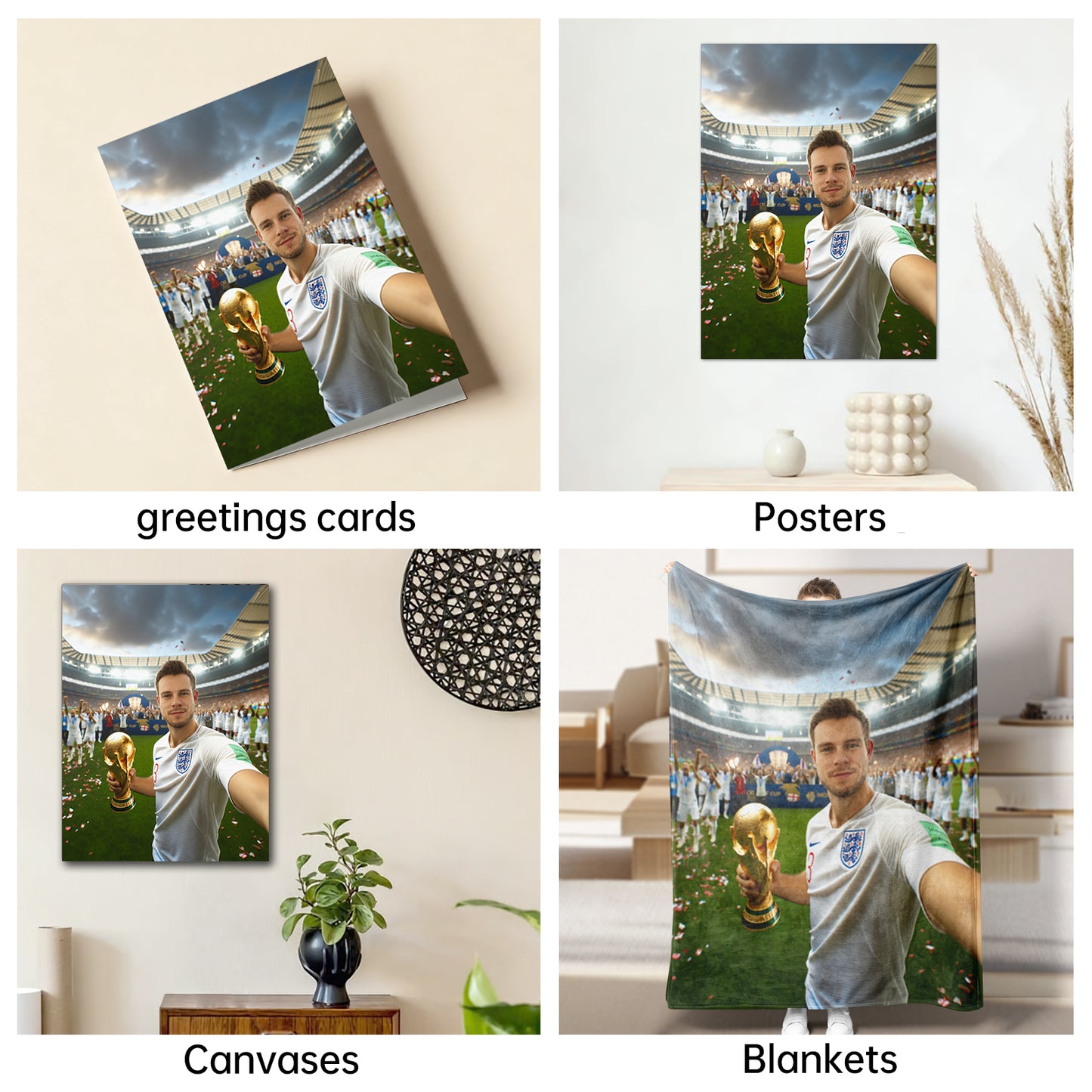 The World Cup Champion man portrait