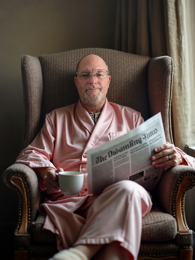 The Sunday Morning Aristocrat man portrait