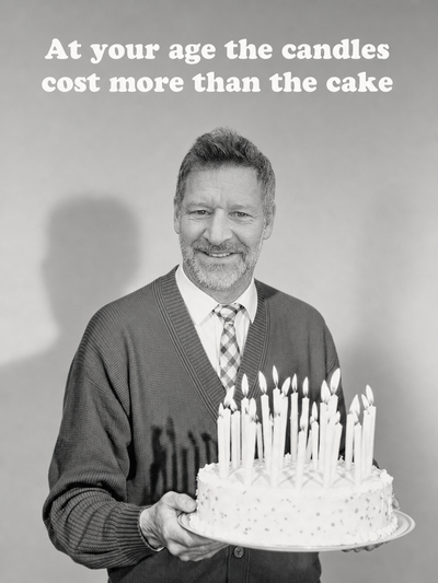 The Distinguished Gentleman birthday portrait