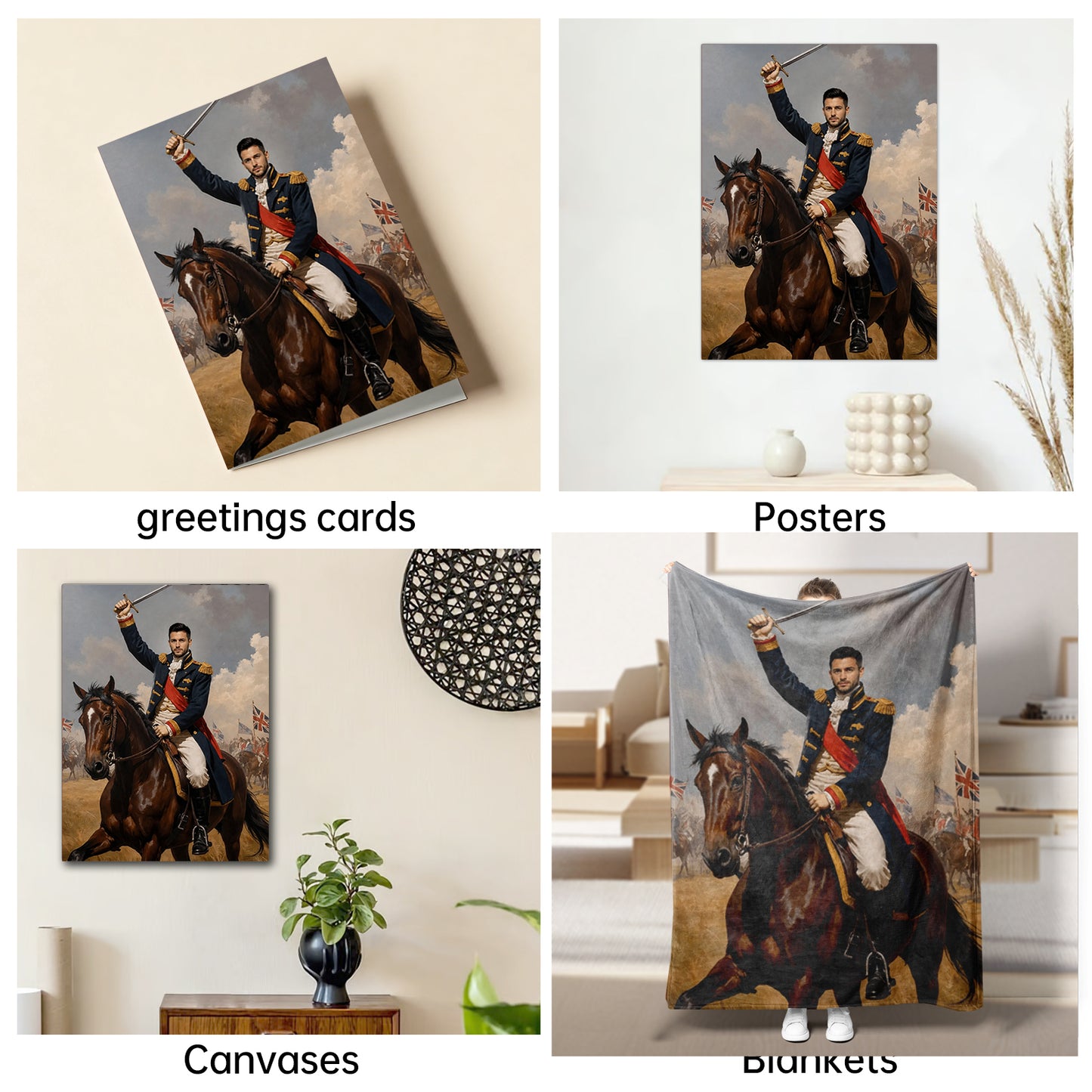 The Napoleonic Cavalry Commander man portrait