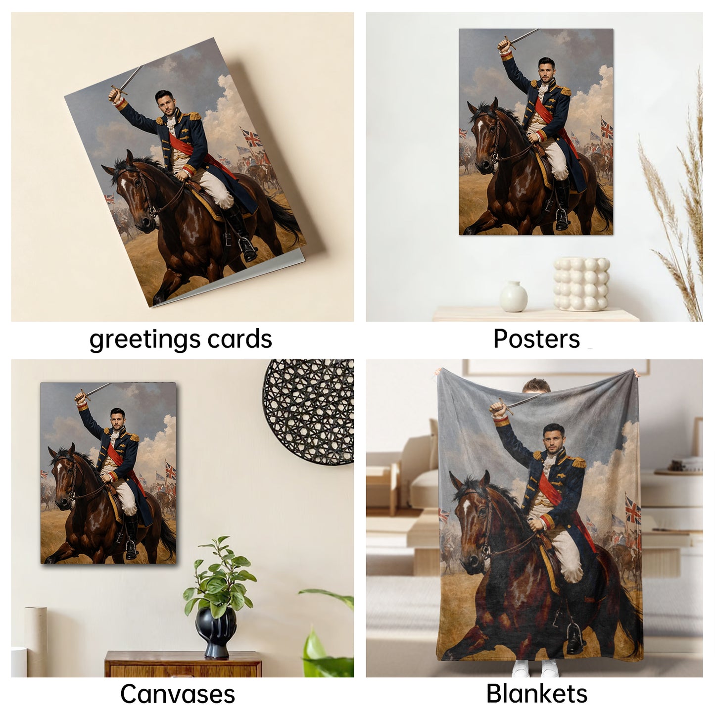 The Napoleonic Cavalry Commander man portrait