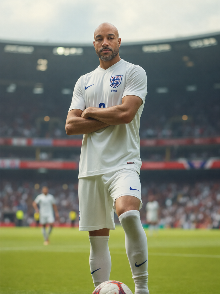 The Three Lions Captain man portrait