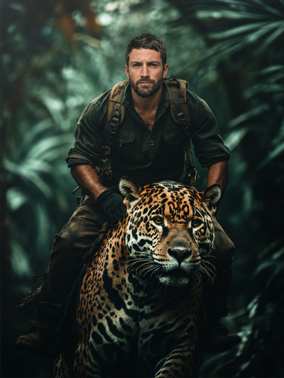 The Jungle Lord man portrait