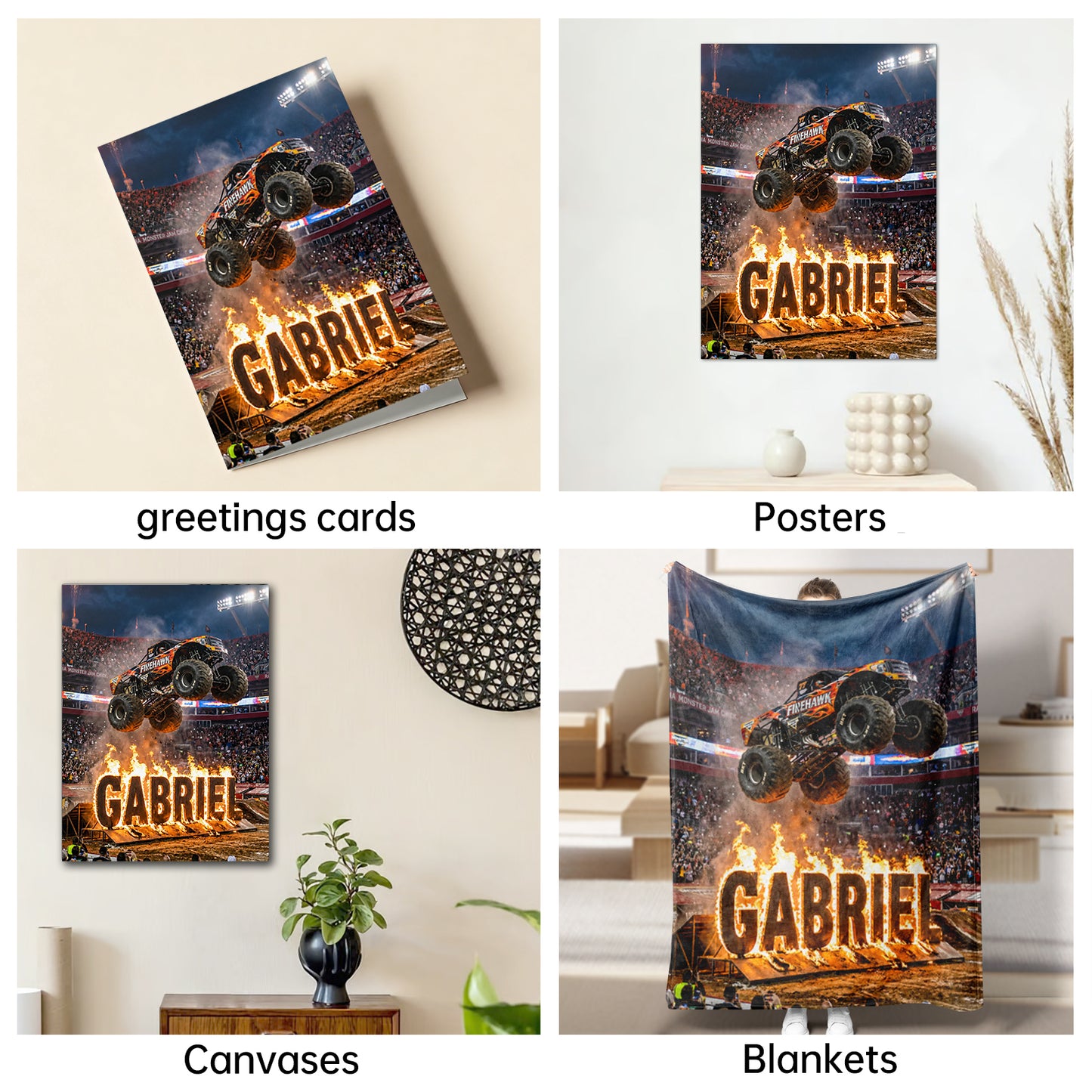 The Monster Jam Champion Gabriel portrait