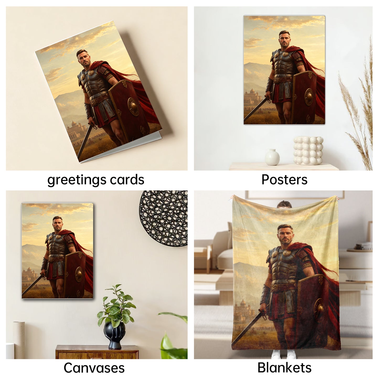 The Roman Centurion man portrait