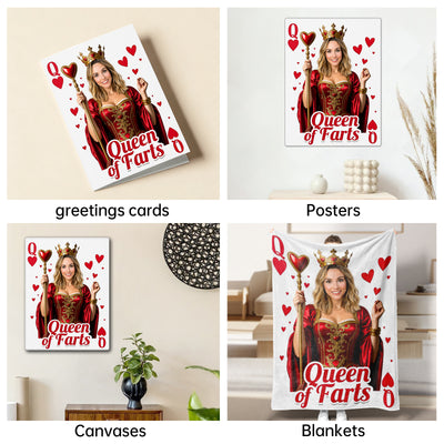 The Queen of Hearts woman portrait