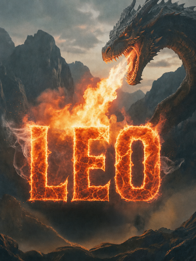 The Fire Dragon Leo portrait