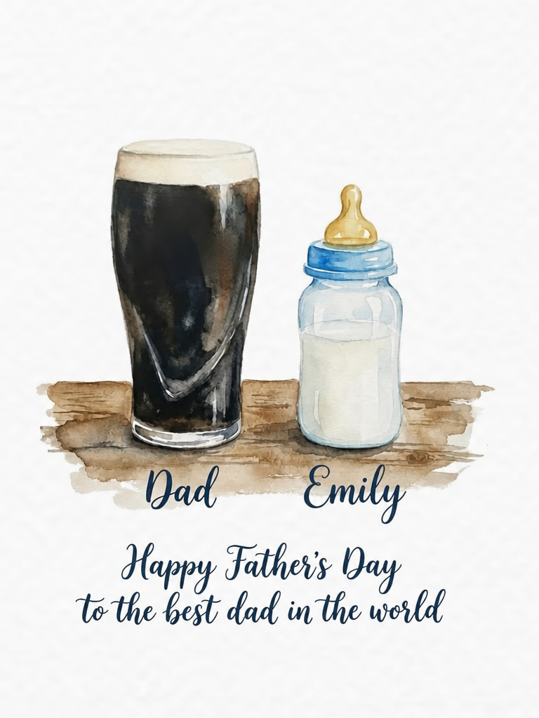 The Irish Dad and Baby none portrait