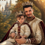 The Regal Monarch fatherday,royal portrait