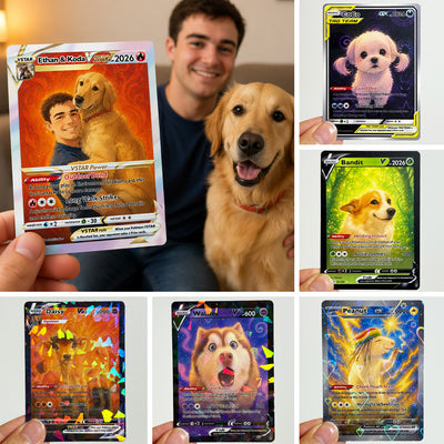 Personalized Pet Anime Art Trading T Card