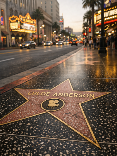 The Hollywood Star Chloe Anderson portrait