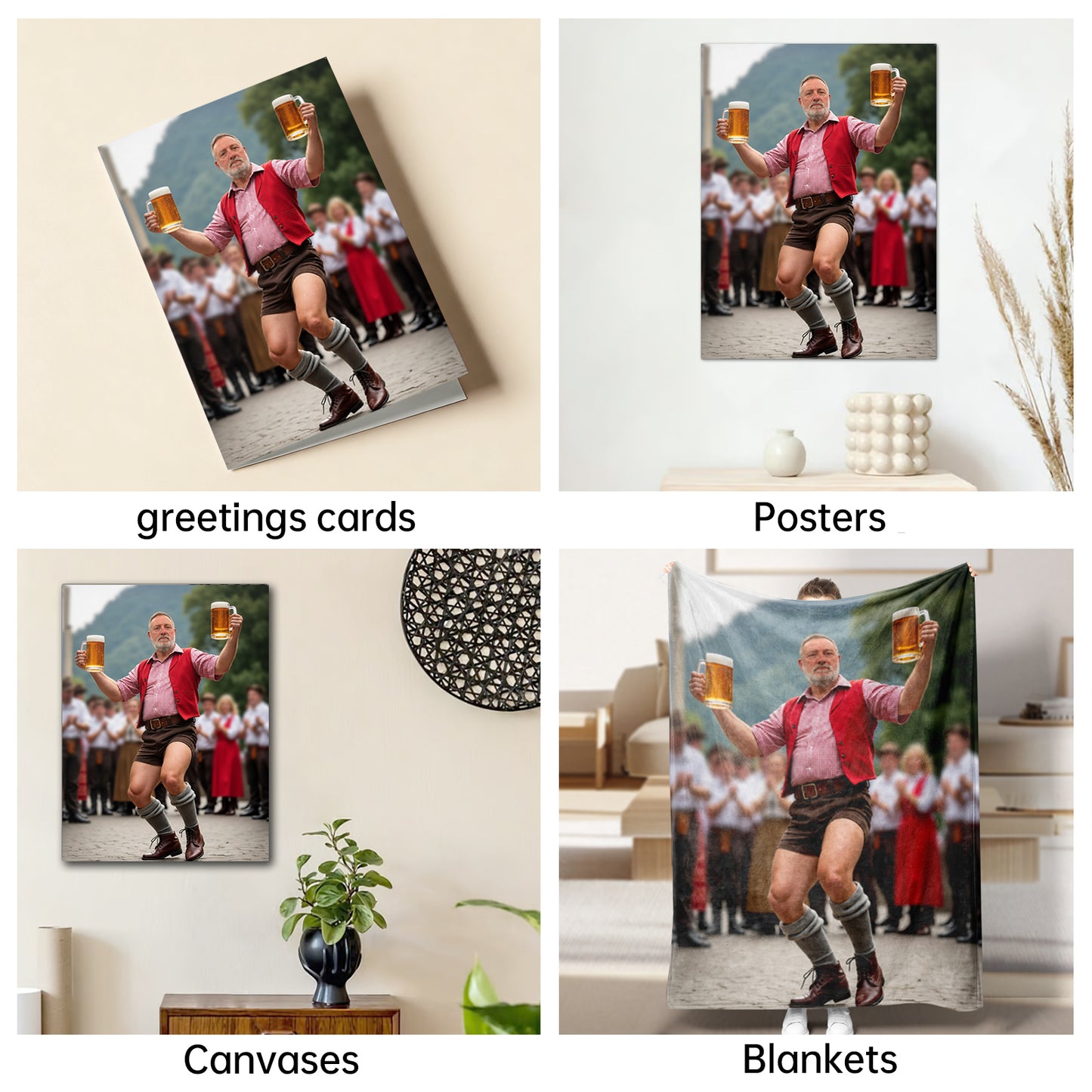 The Oktoberfest Dad Bod Champion man,funny portrait