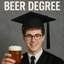 The First Class Honours man graduation portrait