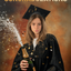 The Scholarly Victor woman graduation portrait