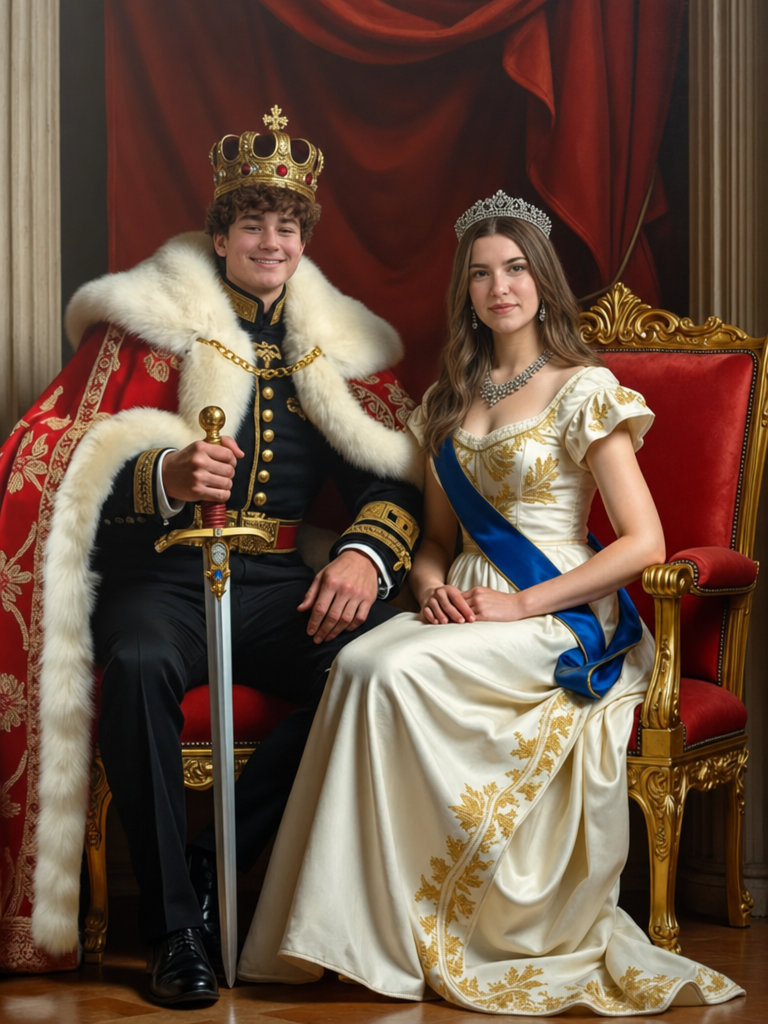 The Imperial Monarchs couple portrait
