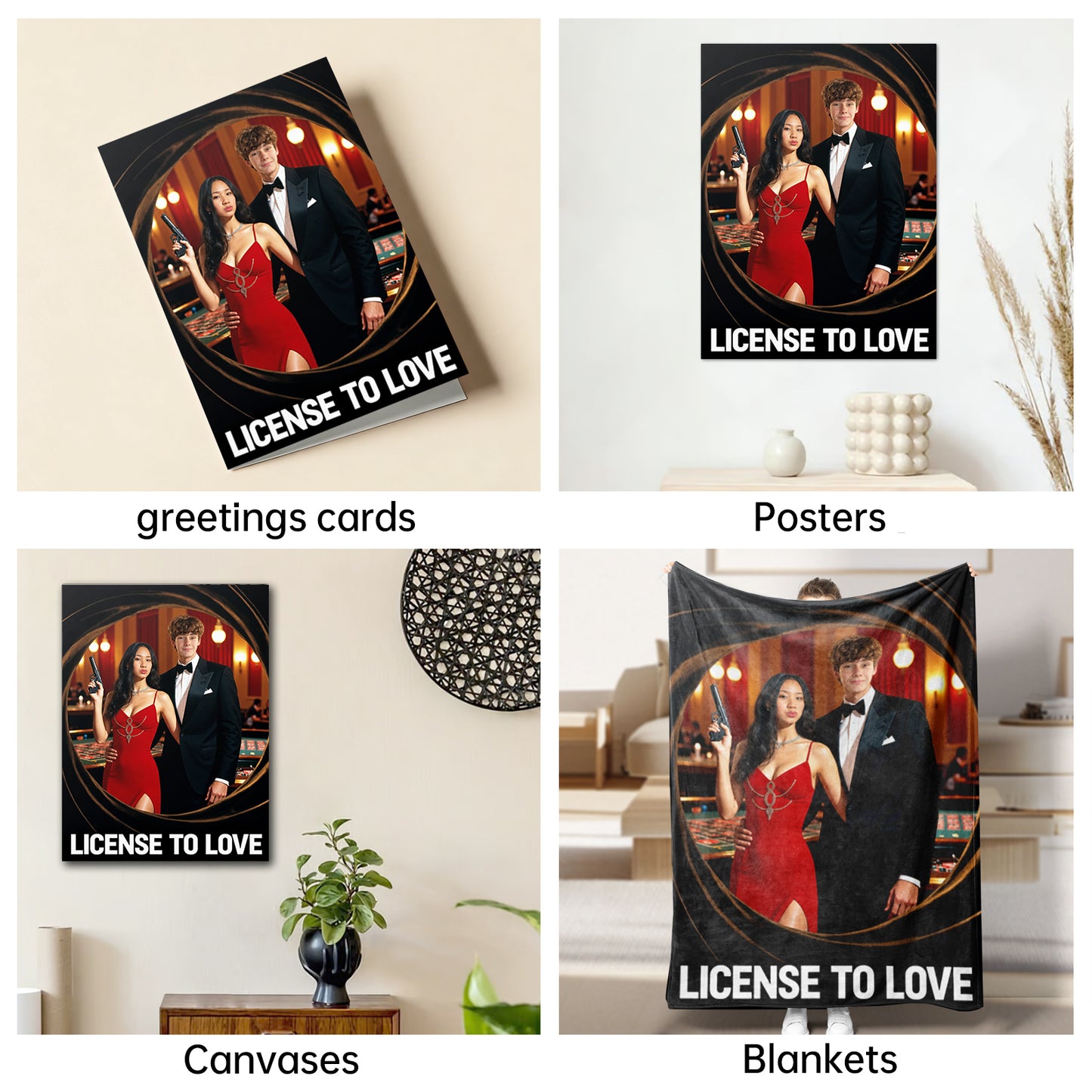 The Casino Royale Spy couple portrait