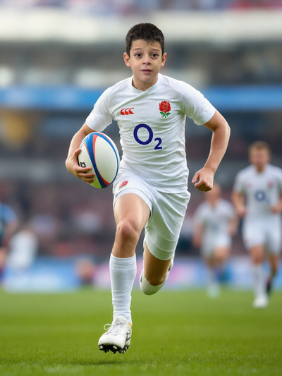 The English Rose Rugby boy portrait