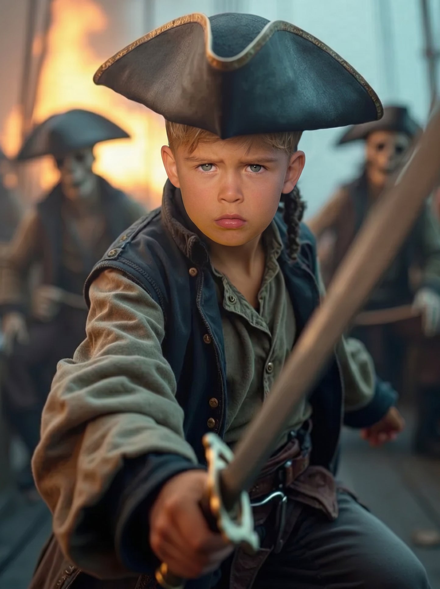 The Captain Sparrow boy portrait
