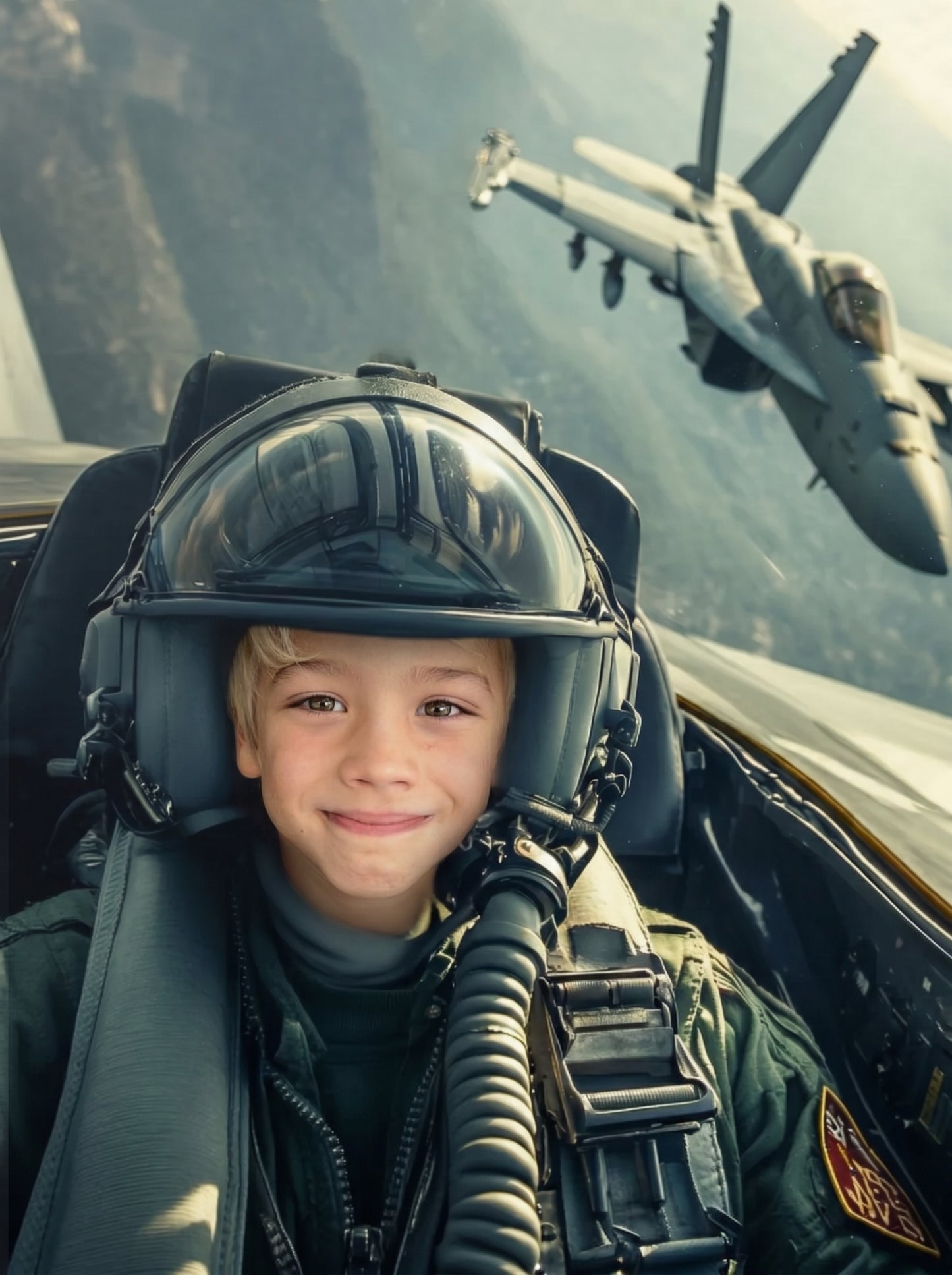 The Maverick's Wingman child portrait