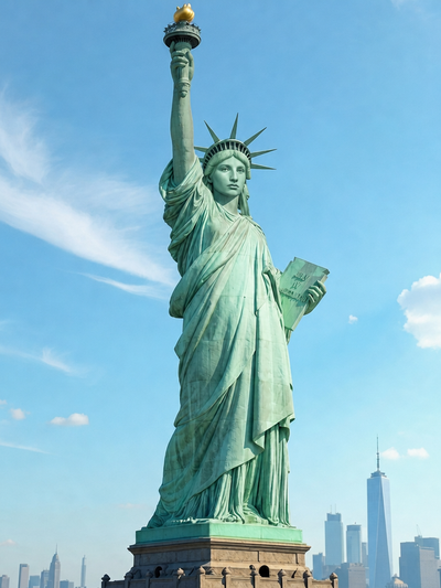 The Liberty Goddess woman portrait