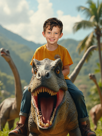 The Jurassic Park Ranger boy portrait