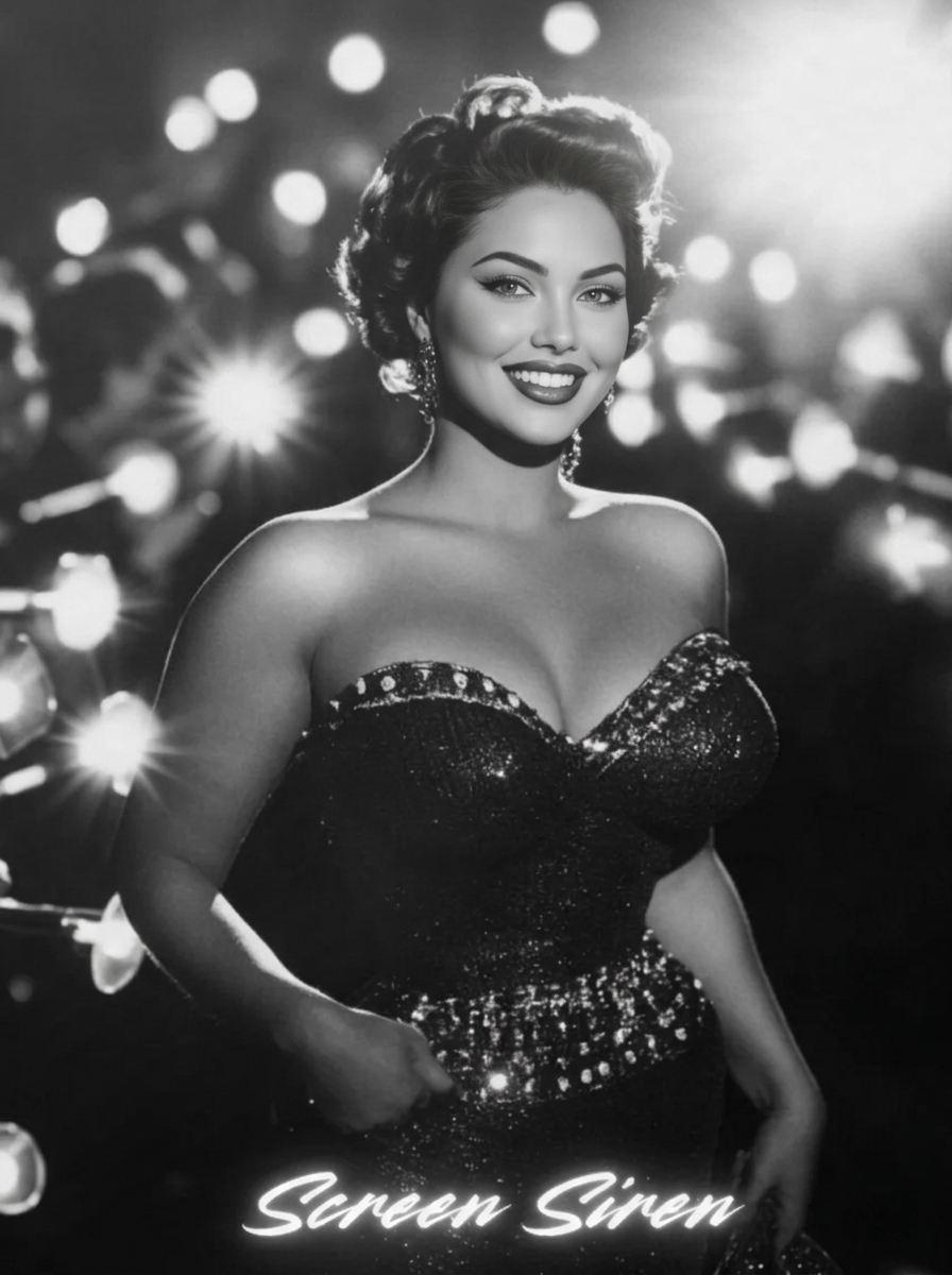 The Golden Age Hollywood Starlet woman portrait
