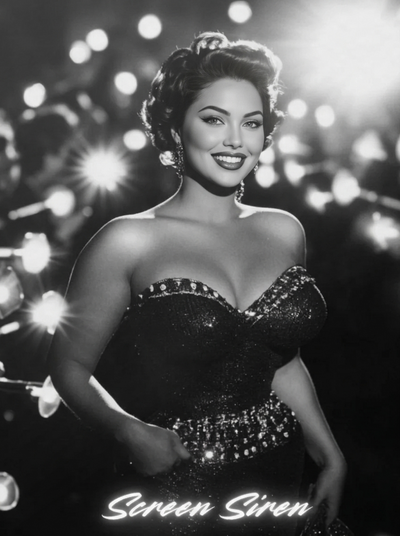 The Golden Age Hollywood Starlet woman portrait