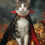 The Transylvanian Count Tabby Cat portrait