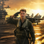 The Top Gun Pilot man portrait