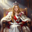 The Imperial Majesty woman royal portrait