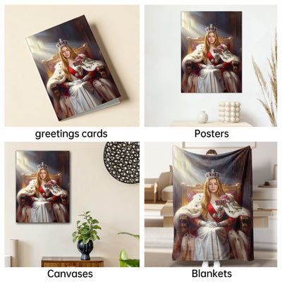 The Imperial Majesty woman royal portrait