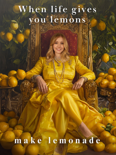 The Citrus Empress woman portrait