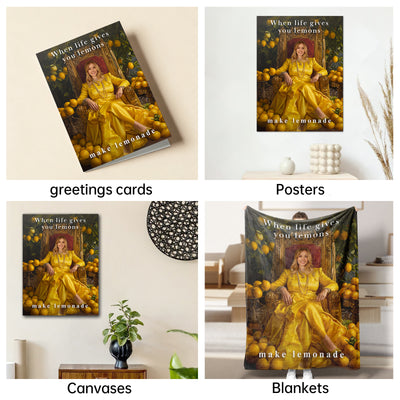 The Citrus Empress woman portrait
