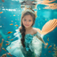 The Little Mermaid Princess girl portrait