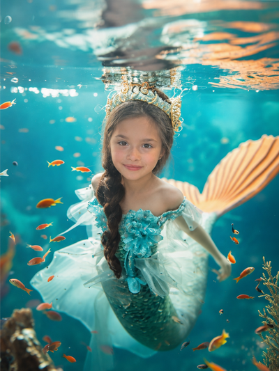 The Little Mermaid Princess girl portrait