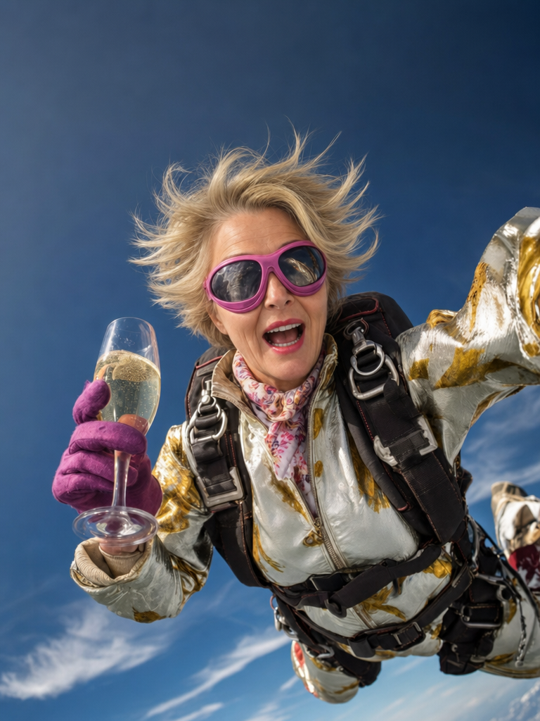 The Skydiving Socialite none portrait
