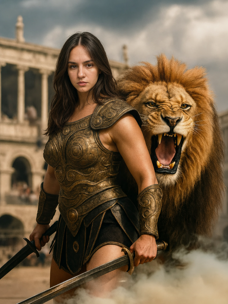 The Gladiator Beastmaster female portrait