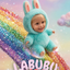 The Labubu Bunny girl portrait