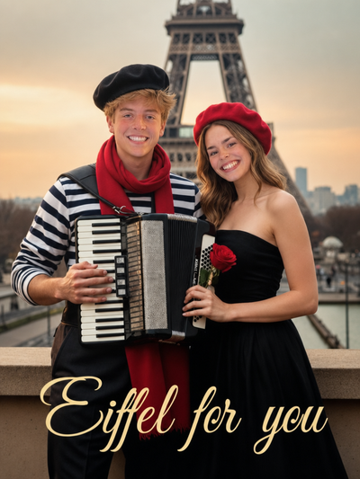 The Parisian Musicians couple portrait