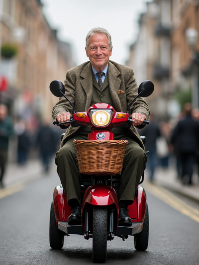 The Distinguished Gentleman Racer man portrait