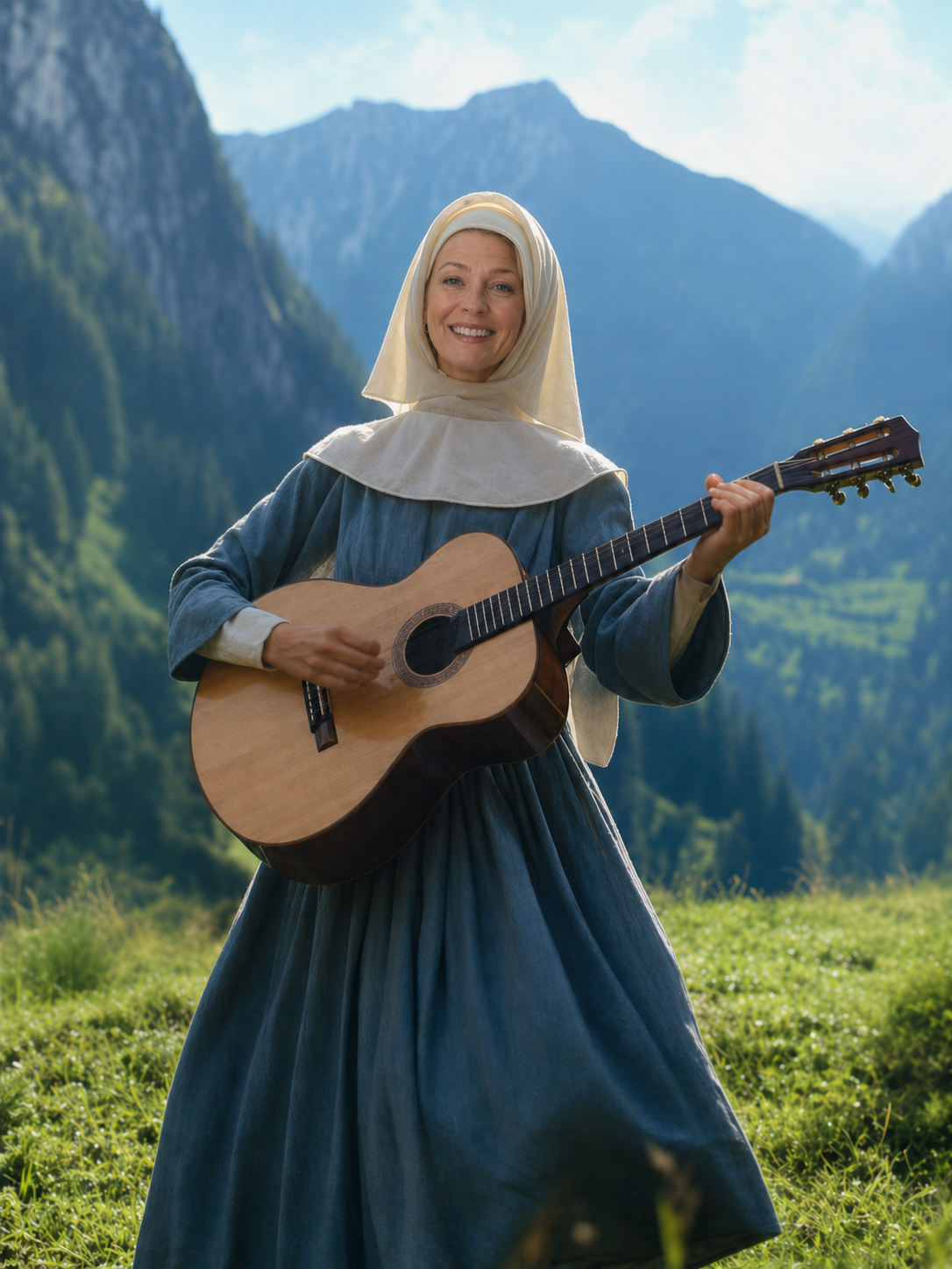 The Sound of Music Nun woman portrait