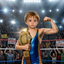 The Heavyweight Champion boy portrait