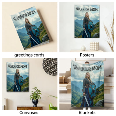 The Viking Shieldmaiden woman portrait