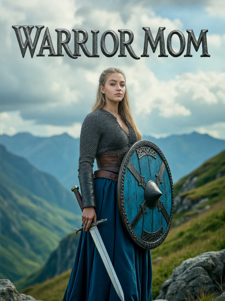 The Viking Shieldmaiden woman portrait